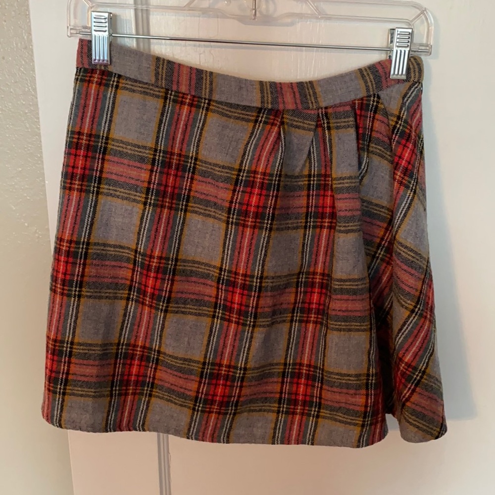Plaid Mini Skirt
